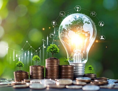 Sustainable investment concept - Powered by Adobe