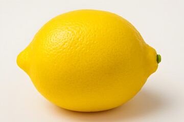 Lemon whole isolated on white background, full depth of field
