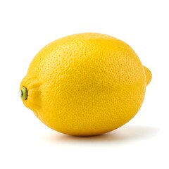 Lemon whole isolated on white background, full depth of field