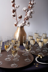 Decoración navidad mesa cocktail