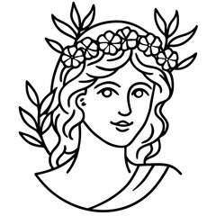 Greek Olive & Flower Crown 