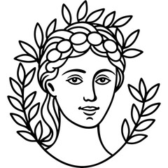 Greek Olive & Flower Crown 