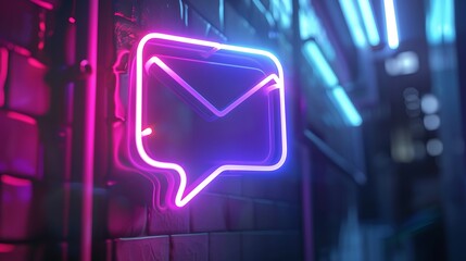 glowing neon sign with neon lights