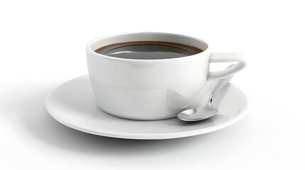 coffee cup isolated on white