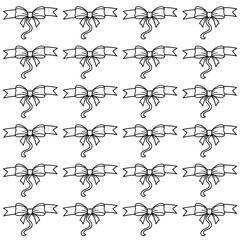 Elegant and classic ribbon seamless pattern. Ideal for gift designs, celebration decorations, gift wrapping, invitations, textiles and other creative projects.