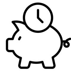 Save time icon in vector illustration