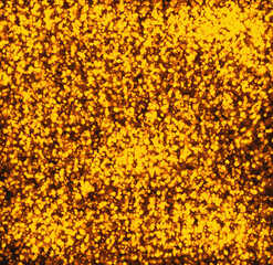 Golden bokeh effect creating festive and luxurious background