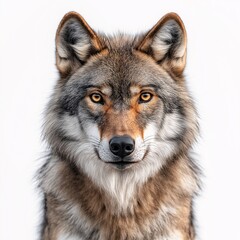 Obraz premium Majestic Wolf in Wildlife. Stunning Canine Portrait Captured in Natural Habitat