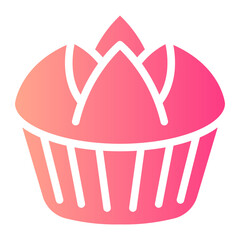 sponge cake gradient icon