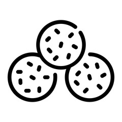 klepon line icon