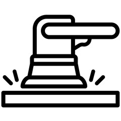Sanding Icon Outline