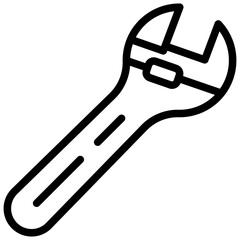 Wrench Icon Outline
