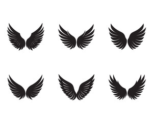set of wings vector