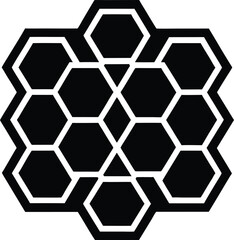 abstract background with hexagons