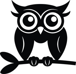 Obraz premium owl on white background