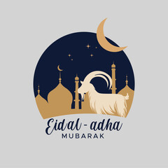 Eid Al Adha Vector Illustration Design Template