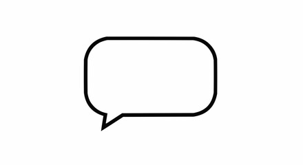 A vibrant 3D speech bubble icon on a white background symbolizes dynamic chat, talk, and communication
