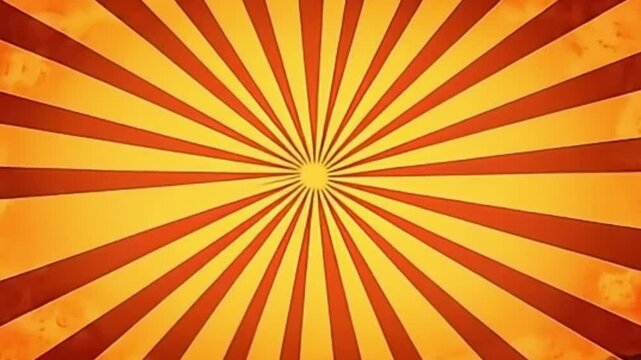 retro sunburst background, 4K retro animation, vintage stripes loop, orange and brown background, sunburst loop video, seamless retro pattern, nostalgic background video, 70s style background, animate
