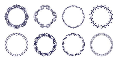 Antique Frame Design Collection: Vintage Decorative Frame Set