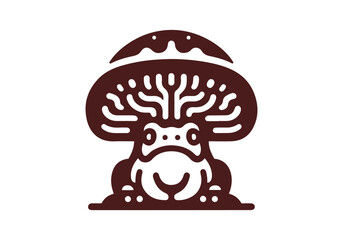 Toad Hand Drawn Flat Illustration Vector Isolated by AZ for Books, Arts, Design and Decoration Graphic Asset