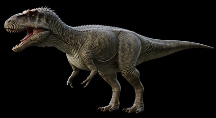 Fototapeta premium Detailed dinosaur render large prehistoric reptile animal isolated