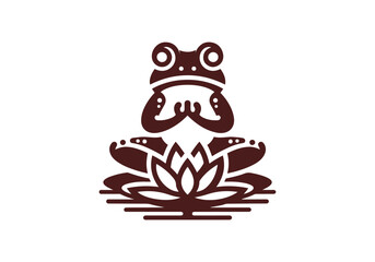 Toad Hand Drawn Flat Illustration Vector Isolated by AZ for Books, Arts, Design and Decoration Graphic Asset