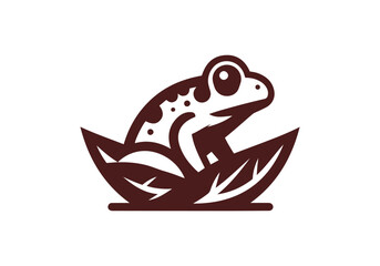 Toad Hand Drawn Flat Illustration Vector Isolated by AZ for Books, Arts, Design and Decoration Graphic Asset