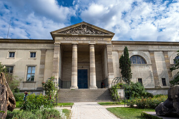 Fototapeta premium vue du jardin des plantes au printemps à Paris en France