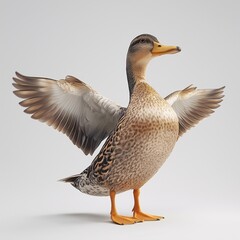 Vibrant Plumage Mallard. Graceful Wildlife Portrait in Natural Habitat - Ornithology and Wildlife Photography Insight
