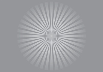 Gray sunburst abstract circle background vector illustration for background design.