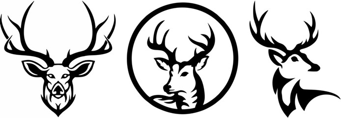 Deer Head Silhouette vector.eps