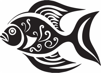 Minimalist Fish Silhouette.eps