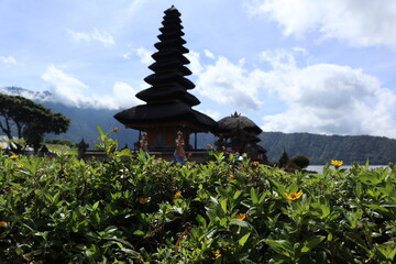 Bali, 30 April 2025 - Ulun Danu Lake Temple, Bali, Indonesia, Religious Tourism