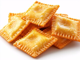 Delicious Italian Crispy Fried Ravioli Snack. Appetizer & Party Food