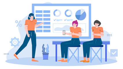 Three women engaged in a lively discussion about a business plan, suitable for illustrating teamwork, collaboration, and business strategy concepts.