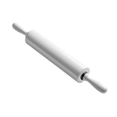 White Ceramic Rolling Pin for Baking and Pastry Making