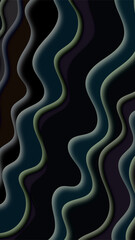 abstract dark wave background