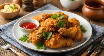 Crispy Fried Chicken A Delicious Southern Comfort Food Recipe