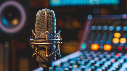 Studio Microphone Microphone Cut File Retro Microphone Radio Station Music Recording Radio Rec 