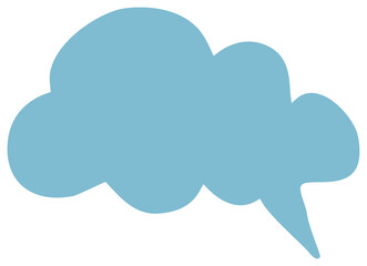 Obraz premium Colorful speech bubble
