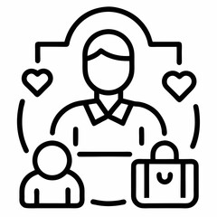 buyer care vector