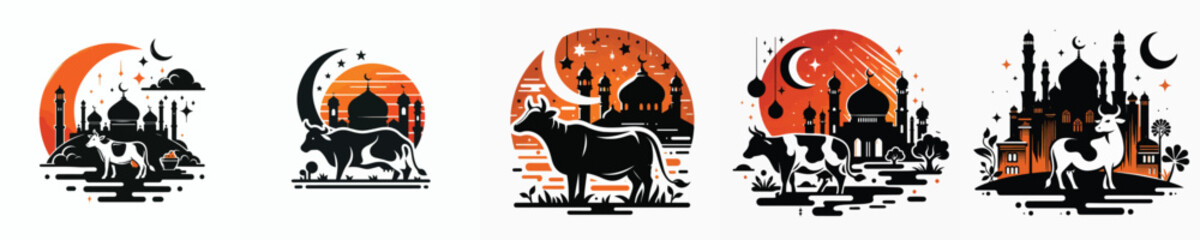 vector silhouette of sacrificial animal edition