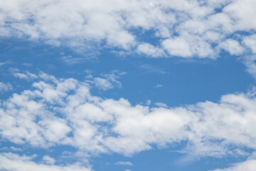 Clouds come in various shapes.