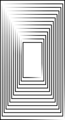 Dynamic square shapes. Modern graphic design elements