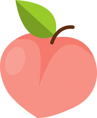 Pink Peach Illustration