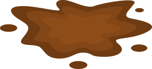 Chocolate drip illustration