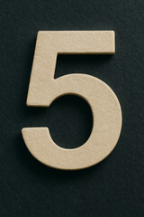 number 5 in wood type