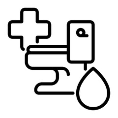 Obraz premium sanitary icon, line icon style