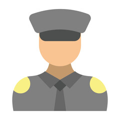 Captain Vector Flat Icon Design