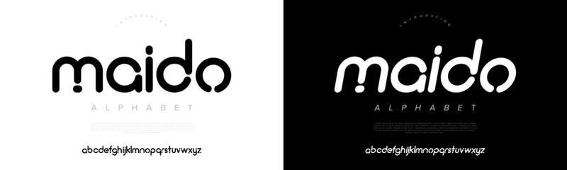 Rounded sans serif font with playful yet modern style. Perfect for packaging, branding, and tech projects